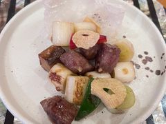 蒜片京葱爆牛肉粒-广州富力君悦大酒店空中花园