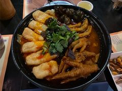 老表记鸳鸯螺丝鸭脚煲-老表记广西宵夜螺蛳鸭脚煲(西大店)