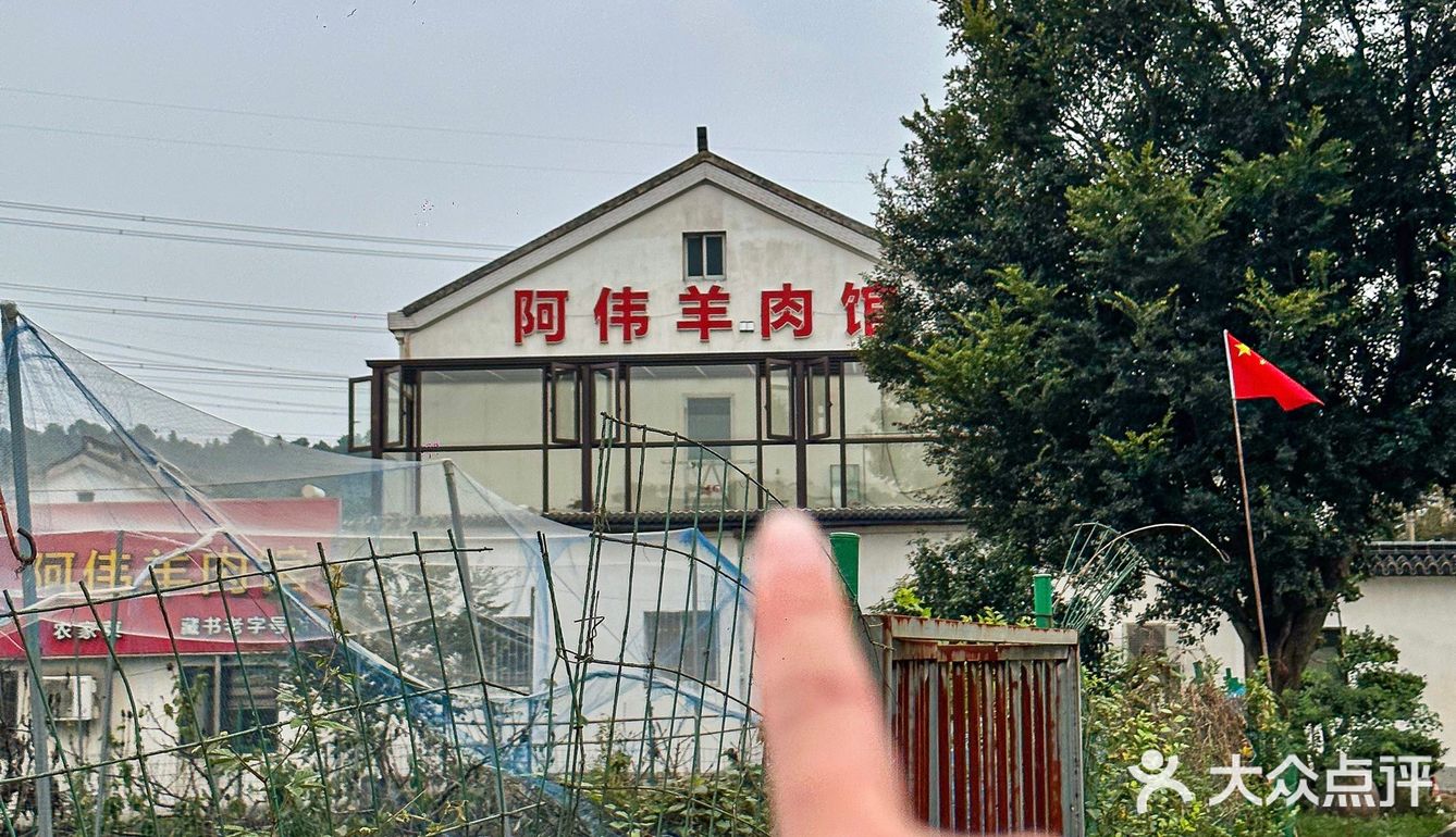 在庭院里吃全羊宴真的好惬意～