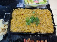 铁板酸菜-丹东丛炟海鲜烧烤(江艺路店)