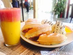水果冰淇淋松饼-maan coffee漫咖啡(通州店)