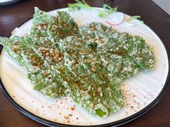 炸桑叶-莲华素食府