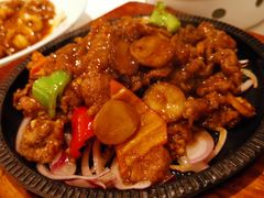 铁板杏鲍菇牛肉-大铁勺新津菜(东丽阳光新业广场店)