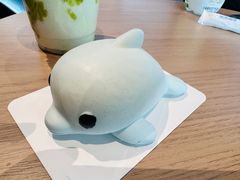 小海豚蛋糕-抱抱地球咖啡馆(国家海洋博物馆店)