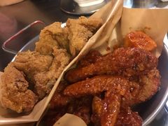 炸全鸡一半一半-富乐满韩国正宗炸鸡韩国料理(虹泉路店)