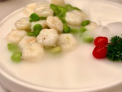 龙井春豆河虾仁-上海金桥红枫万豪酒店-万豪中餐厅