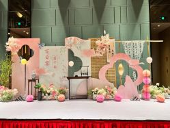 -鲸舞气球派对·宝宝宴·十岁生日布置·轻奢品牌形象店