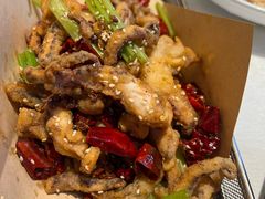 干煸鱿鱼须-大铁勺新津菜(东丽阳光新业广场店)