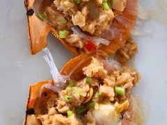 蒜蓉粉丝蒸扇贝-众味海鲜大排档·活海鲜·潮汕味(南澳店)
