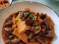 自制豆腐烧牛腩-巴依老爷新疆美食(望京小街店)