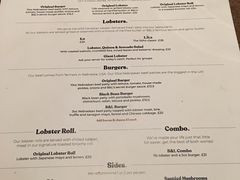 菜单-Burger & Lobster(Dean Street)