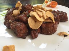 青芥香蒜牛柳粒-唐廊烤鸭店(工体店)