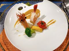 东南亚虎虾佐蜂蜜芥末酱-名将法式铁板烧(云峰别墅店)