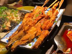 串烤牛蛙-探鱼·鲜青椒爽麻烤鱼(银泰城店)