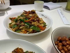火腿炒农家豆腐皮-辣公子·千岛湖私房菜(滨江店)
