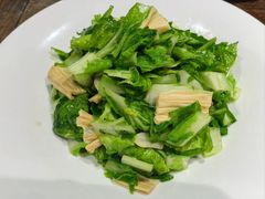 小白菜炒鲜腐竹-魁盛居百年鲁菜馆(县西巷店)