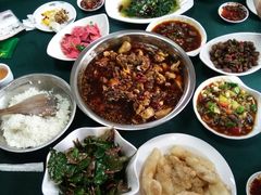 菜品合影-老幺泉水鸡