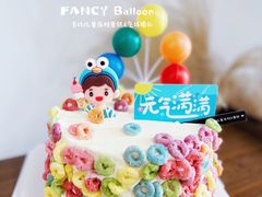 -卡比儿童蛋糕·心意定制·低脂零卡糖动物奶油FancyBALLOON(滨海店)
