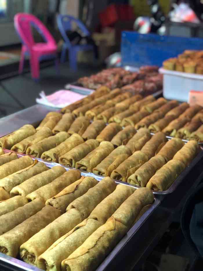 大新街招牌美味葱卷-"葵潭必须打卡的食品78有种特色美食叫做!
