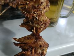 -东北烧烤铁锅炖水库鱼