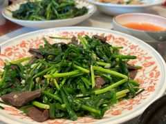 韭菜炒鹅血-味源白莲鹅