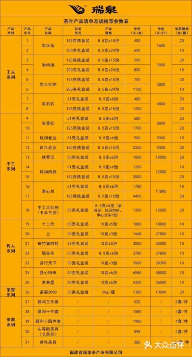 瑞泉茶叶(宝格丽旁店)图片