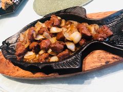 铁板黑椒牛肉-阿五黄河大鲤鱼(纬三路店)