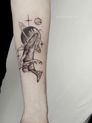 blackwork-黑旗纹身