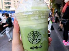 雪山钙奶暮冬抹茶-娃哈哈·奶茶(武林店)