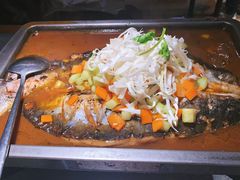 酱香味烤鱼-探鱼·鲜青椒爽麻烤鱼(北京路天河城店)