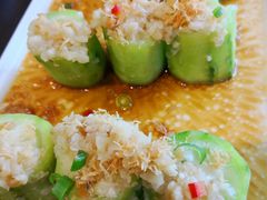 瑶柱金蒜蒸丝瓜-有璟阁港式餐厅(金融街购物中心店)