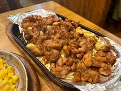 料理烤老味道鸡块-老东镇啤酒屋海鲜加工·蒸汽海鲜·海鲜烧烤(台东店)