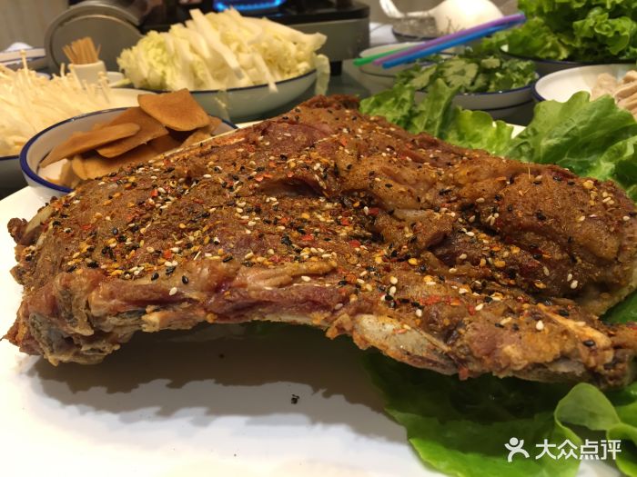 枣园春天●烤全羊(东绛店)蒙古碳烤羊排图片 - 第1张