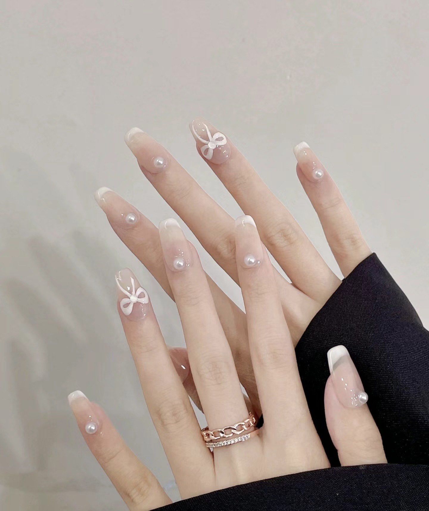 优雅温柔美甲款式