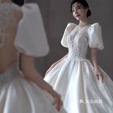 🤍🤍安利一万遍的缎面婚纱