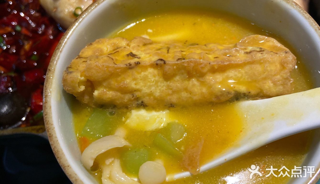 金牌发给石锅发财豆腐️汤底浇米饭绝绝子