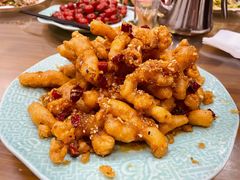 炸鱿鱼条-天伦海鲜·老味道·青岛菜(栈桥天主教堂店)