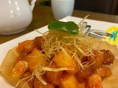 菠萝咕噜肉-长春观斋补堂素菜馆