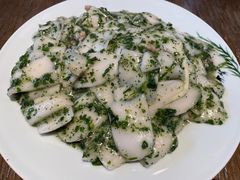 荠菜肉丝炒年糕-慈城年糕主题餐厅