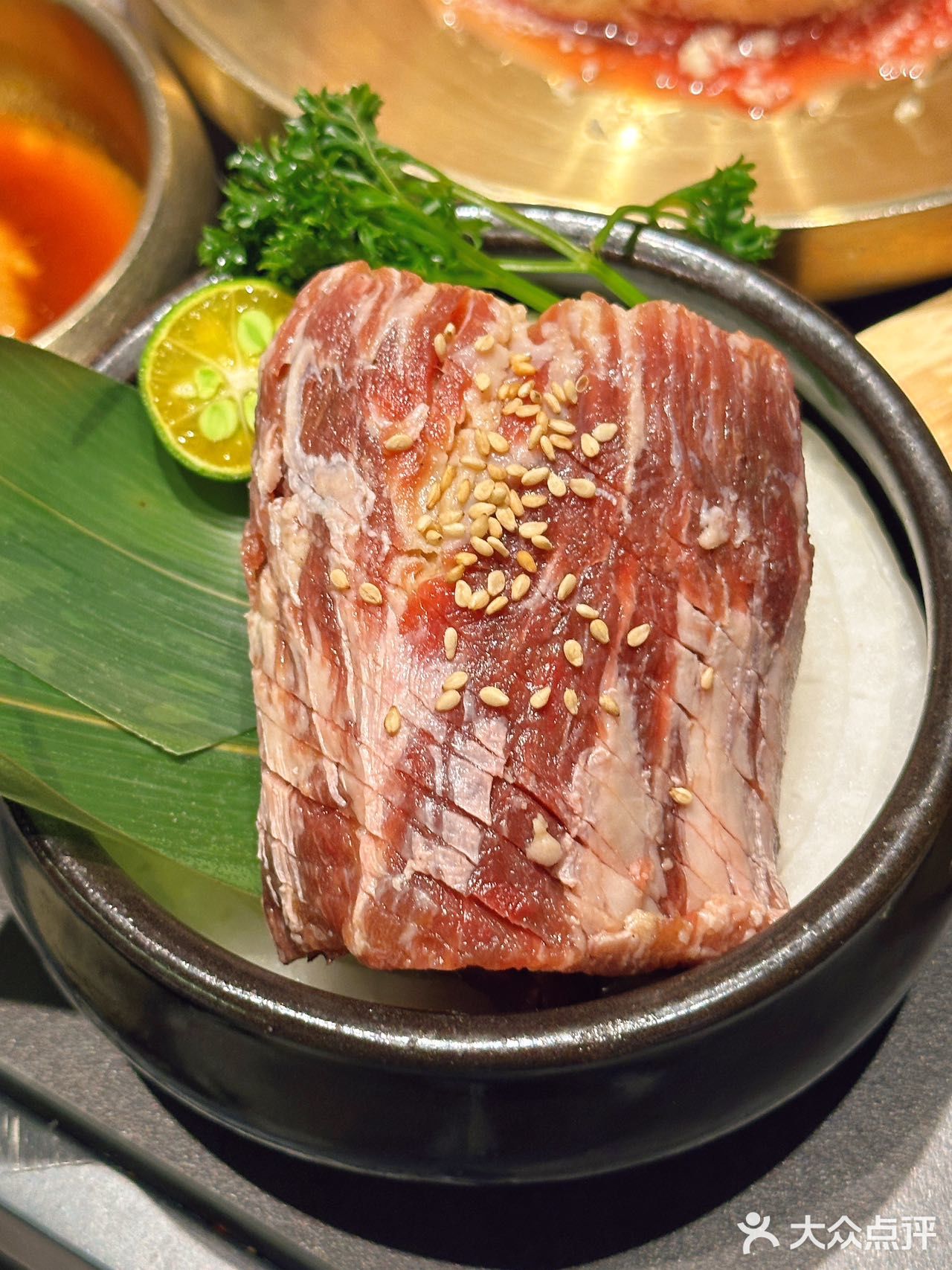 无拘无束大口吃肉💪韩式烤肉🤤  