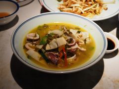 上虞腌菜煮鲜鱿-寻宝记绍兴菜(状元店)