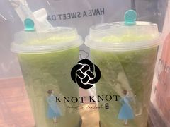 静冈蜜瓜冰茶-KNOTKNOT珞珞·日式甜品(K11店)