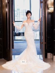 点击看大图 -艾拉·女王婚纱礼服馆