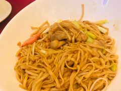 韭黄鲜菇鸡片焖伊面-北园酒家(小北路店)