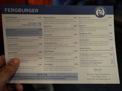 菜单-Fergburger(皇后镇店)