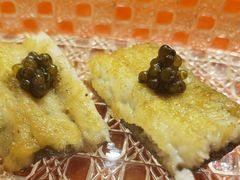 烤活鳗配鲟鱼子酱-鮨青(恒基名人购物中心店)