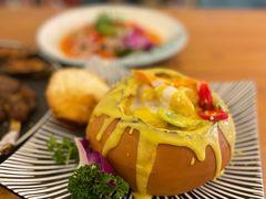 黄咖喱面包虾球-曼泰·泰餐(江南环球港店)