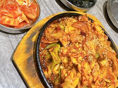 辣炒鱿鱼-全州豆芽汤饭