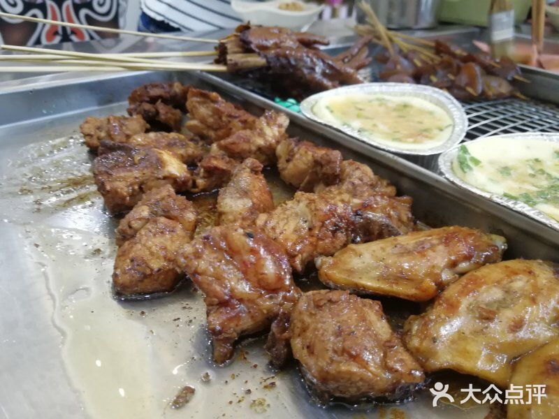 胖妈碳烤小豆腐碳烤鸡翅图片