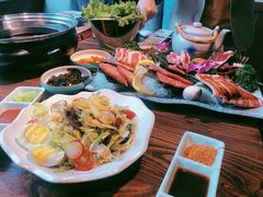 -明洞阿姨·韩式酱蟹烤肉·创意料理(三元桥店)